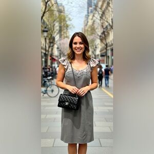 Rebecca Taylor Gray Midi Dress